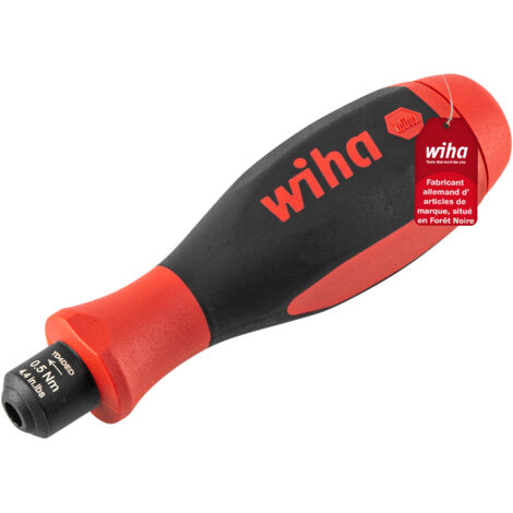 Wiha Tournevis dynamométrique easyTorque à couple limité à réglage fixe 0.5 Nm (36229)
