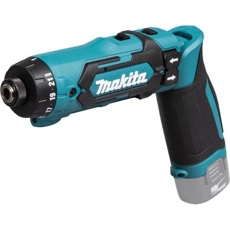 Makita – Perceuse visseuse sans fil 7,2 V – Moteur Brushless – Couple max. 8 Nm – Pour espaces confinés – Accessoire de transport inclus – DF012DZ (1/10)