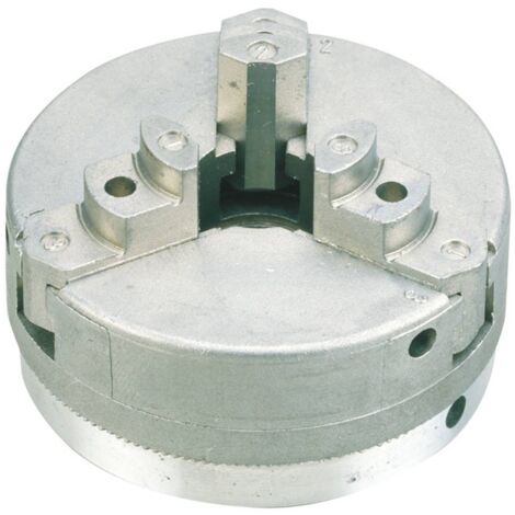 Proxxon – Mandrin de perceuse à trois mors – Serrage centré – Plage de serrage 1,5-20 mm intérieur, 12-50 mm extérieur – Acier