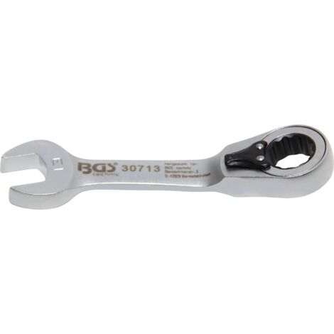 BGS Clé mixte à cliquet courte réversible 13 mm (1/3)