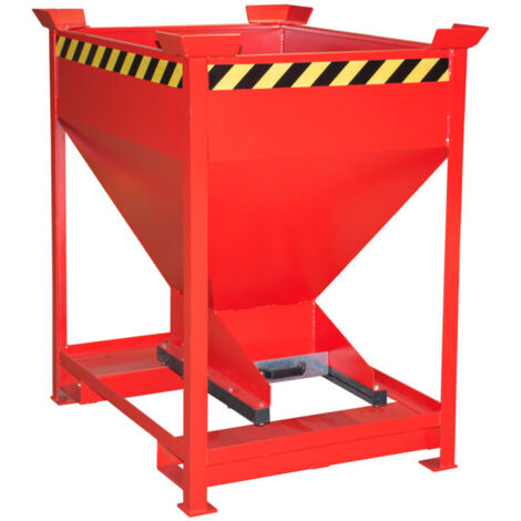 eurokraft pro, Conteneur-silo en forme d'entonnoir, fixe avec