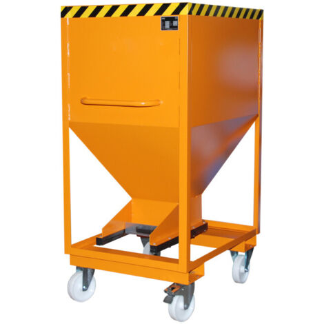 eurokraft pro, Conteneur-silo en forme d'entonnoir, mobile avec