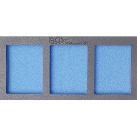 BGS Insert de servante d'atelier 1/3, vide : 3 tablettes 408 x 189 x 32 mm (1/3)