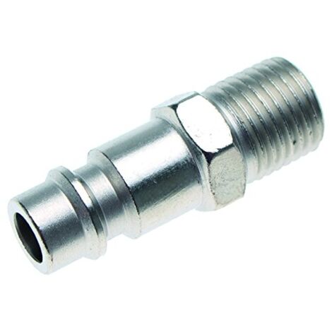 Bgs Technic – Raccord pour compresseur mâle 1/4'' avec filetage extérieur – Acier à outils Q235A – 32221 (1/5)