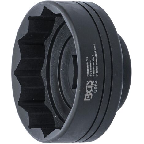 BGS Clé pour moyeux douze pans pour camions IVECO & remorques SAF / BPW 85 mm (1/2)
