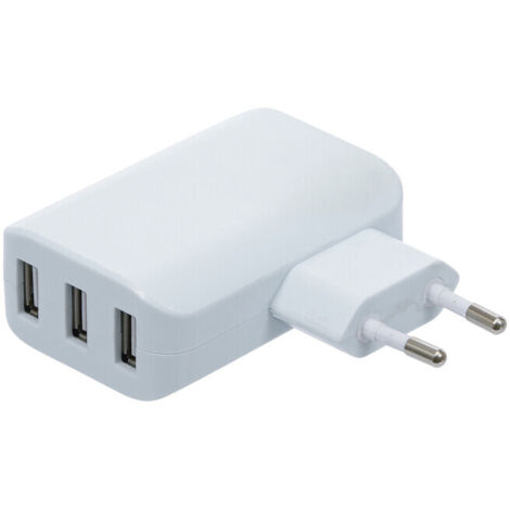 BGS Chargeur USB universel 3 ports USB total maxi. 3,4 A, maxi. 2,4 A / USB 110 - 240 V (1/2)