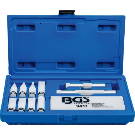 Bgs Technic – Kit d'outils de débosselage 12 pièces – Outils pour éliminer bosses – Accessoires variés pour dommages – 9411 (1/5)
