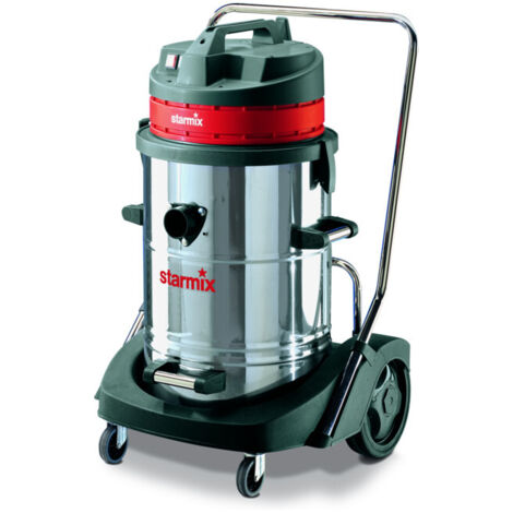 Aspirateur de nettoyage spécial Starmix (humide/sec) avec un conteneur en acier de 78l et 3 moteurs (1/2)