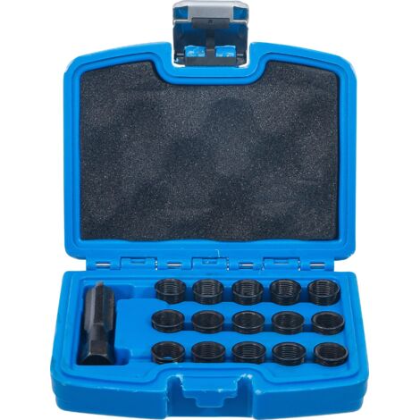 Kit de réparation pour filet de bougie M14 x 1,25 mm 16 pièces BGS (1/4)
