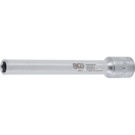 BGS Douille, hexagonale, extra longue transmission par carré femelle 10 mm (3/8") 8 mm (1/3)