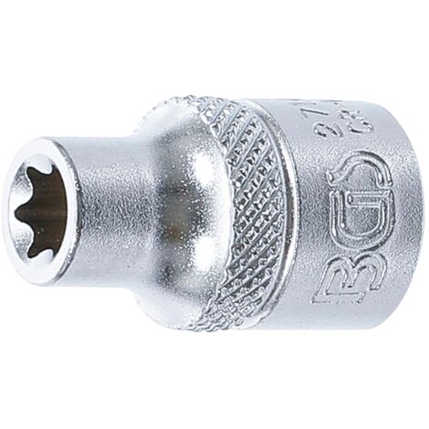 BGS Douille pour clé, profil E 10 mm (3/8") E8 (1/3)