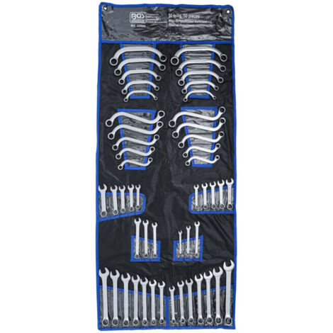 Assortiment de clés mixtes en pouces + métriques 50 pièces Kraftmann (1/5)