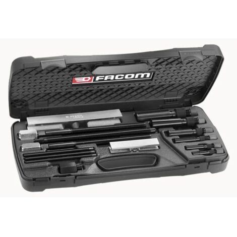Facom – Extracteur de roulement 9 pièces – Compatible 8,5 à 38 mm – Coffret plastique pour rangement – Usage professionnel - 49PJ1