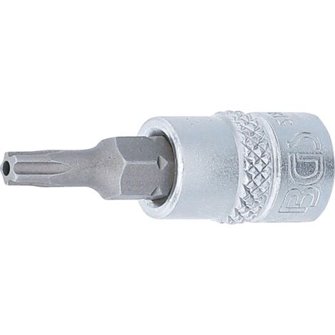 BGS Douille à embouts 6,3 mm (1/4") profil TS (pour TX Plus) avec perçage TS20 (1/2)