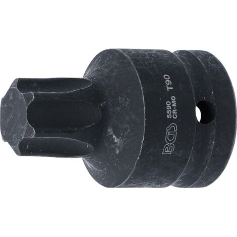 DOUILLE À EMBOUTS DE PUISSANCE 20MM (3/4'') PROFIL T (POUR TORX) T90 BGS 5590 (1/3)