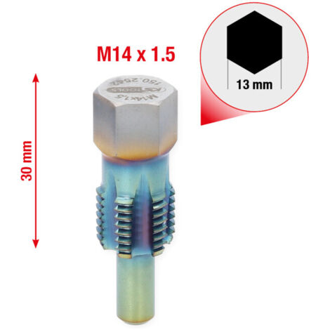 Taraud avec boulon de guidage pour capteurs de température KS Tools M14x1,5 (1/5)