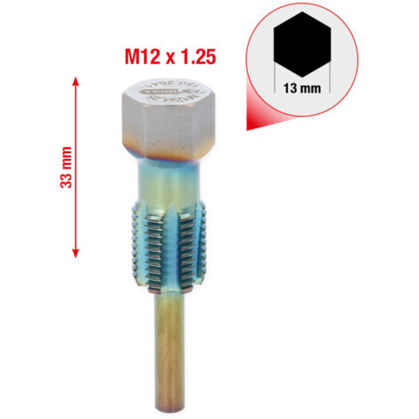 Taraud avec boulon de guidage pour capteurs de température KS Tools M12x1,25 (1/5)