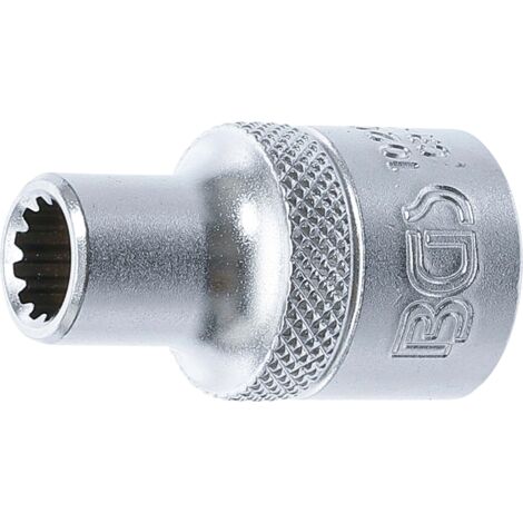 BGS Douille pour clé, Gear Lock 12,5 mm (1/2") 8 mm (1/3)