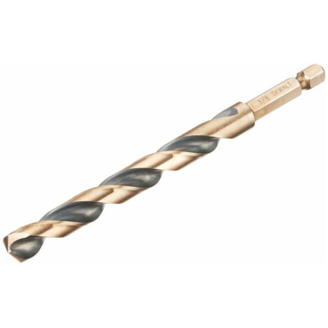 Foret à métaux HSS-G DEWALT, 9,5 mm, hexagonal (1/3)