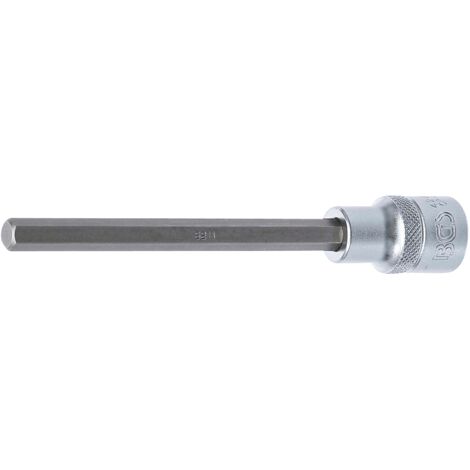 BGS Douille à embouts longueur 140 mm, 12,5 mm (1/2") six pans intérieurs 8 mm (1/2)