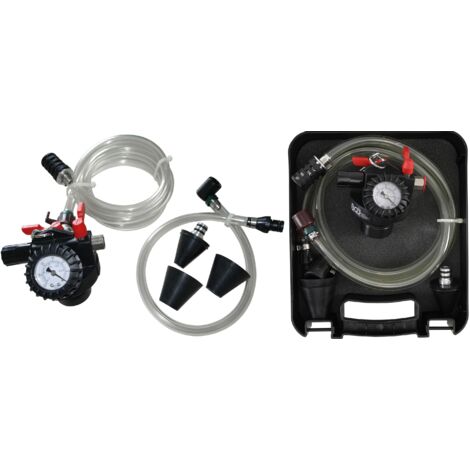 Bgs Technic – Appareil de remplissage et de purge du circuit de refroidissement – 6 pièces – Test d’étanchéité sous vide – Adaptateurs pour véhicules (1/4)