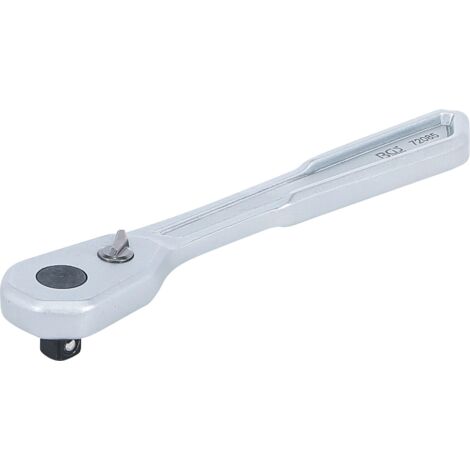 BGS Cliquet réversible extra-plat à denture fine 6,3 mm (1/4") (1/4)