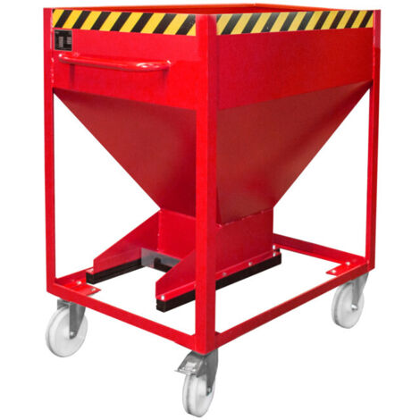 eurokraft pro, Conteneur-silo en forme d'entonnoir, mobile,