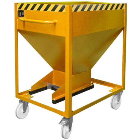 eurokraft pro, Conteneur-silo en forme d'entonnoir, mobile, (1/2)