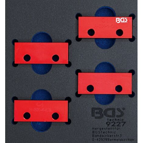 Insert de servante d'atelier 1/6 : Jeu d’outils de verrouillage d'arbre à came pour Alfa Romeo / Lancia 3.0l V6 24V BGS (1/2)