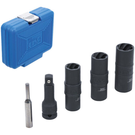 BGS Jeu de douilles spéciales de force réversibles hexagonales & tournevis 17 - 19 - 21mm 12.5 mm (1/2") 3pcs - 7467 (1/5)