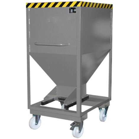 eurokraft pro, Conteneur-silo en forme d'entonnoir, mobile avec
