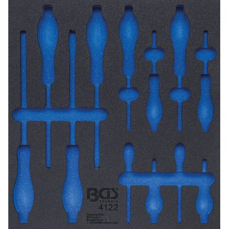 BGS Garniture pour servante d'atelier 2/3 vide pour art. 4122 - 4122-1