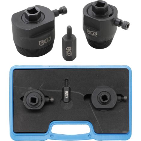 Bgs Technic – Jeu extracteur à joint spi pour vilebrequin et arbre à cames – Extracteur pour joints de 35-64 mm – Perçage central 31,5-54,5 mm (1/6)
