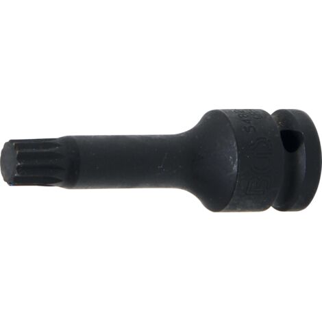 Douille à embouts à choc longueur 75 mm 12,5 mm (1/2") denture multiple intérieure (pour XZN) M12 (1/3)