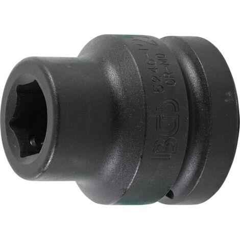 BGS Adaptateur d'embouts pour art. 5246 carré femelle 25 mm (1") - six pans femelle 22 mm - 5246-1 (1/4)