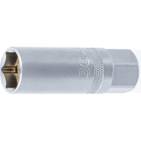 Douille de bougie à aimant six pans 10 mm (3/8") 16 mm Kraftmann (1/4)