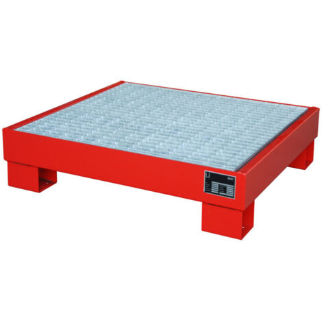 eurokraft pro, Cuve de rétention en acier, L x l x h 800 x 900