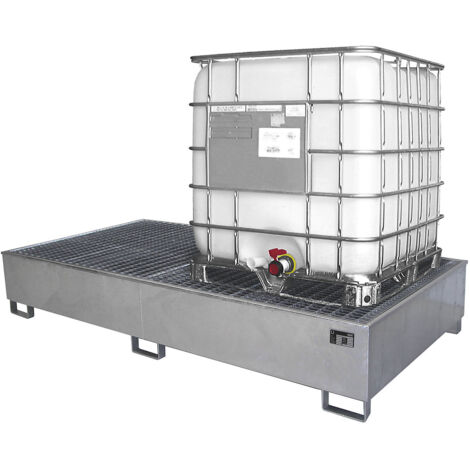eurokraft pro, Cuve de rétention en acier avec insert en PE, (1/2)