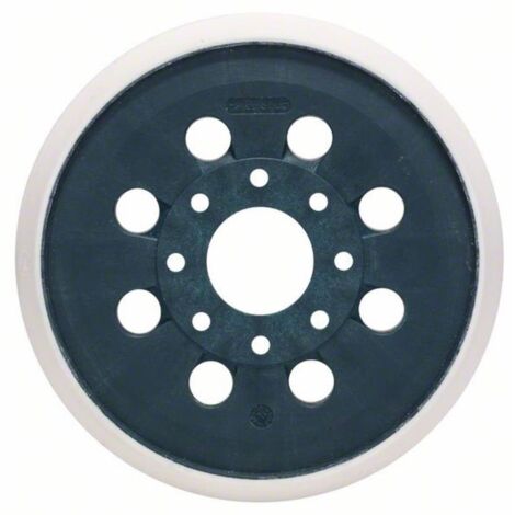 Bosch – Plateau de ponçage dur 125 mm – Pour ponceuses excentriques – Ponçage de peinture et mastic – Finition parfaite des surfaces