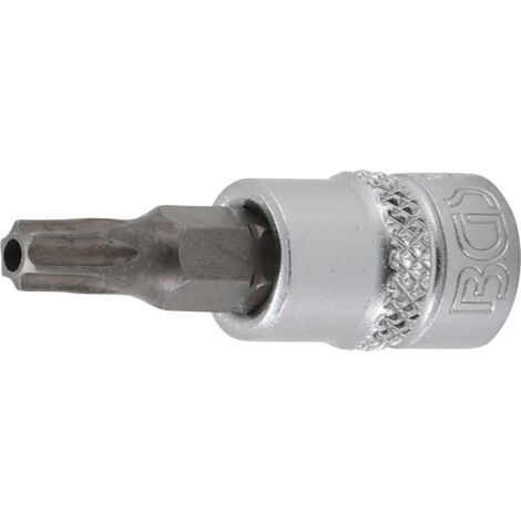 Douille à embouts 6,3 mm (1/4") profil T (pour TX) avec perçage T27 BGS (1/3)