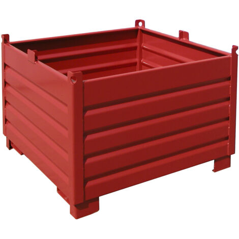 Bauer Südlohn système de conteneurs de collecte SBS 1000, peint, rouge feu
