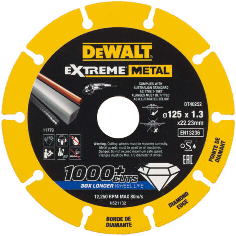 Disque diamanté DEWALT 305x3.3mm