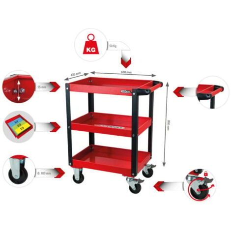 KS Tools ECOline Charriot d'atelier, 850x680x425mm