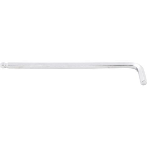BGS Clés mâles coudées extra-longues à six pans creux/simples à tête sphérique 9 mm - 790-9 (1/2)