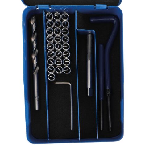 KIT DE RÉPARATION DE FILETS M7 X 1,0 29 PIÈCES BGS 9431 (1/2)