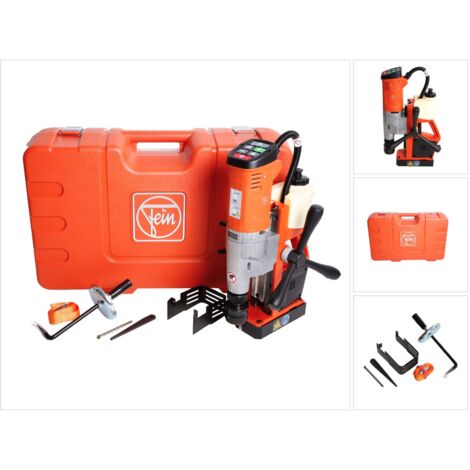 Fein – Unité de perçage magnétique 1100 W – Vitesse 130-520 min⁻¹ – Profondeur de perçage 50 mm – Force de maintien 10 000 N - 72705661000