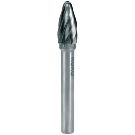 Fraises limes carbure pour l'aluminium forme F ogive bout rond (1/5)
