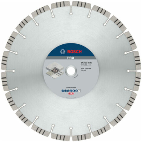 Bosch Best for Concrete disque à tronçonner diamanté argenté