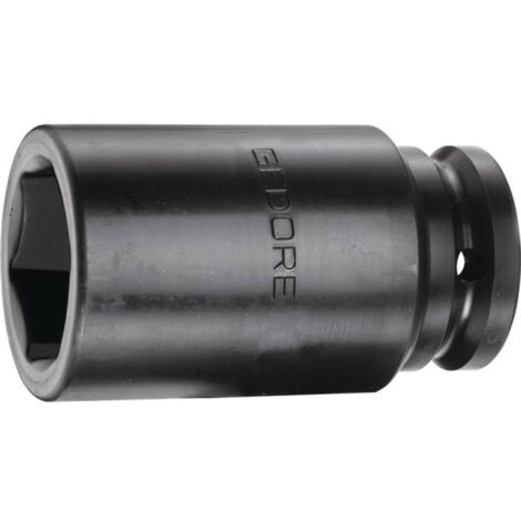 GEDORE 6185510 - Douille impact embout 1" long hexagone 27 mm , K 21 L 27 (1/4)