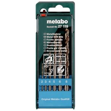 Metabo Accessoires - Set 25 forets à métaux HSS-G 627669000